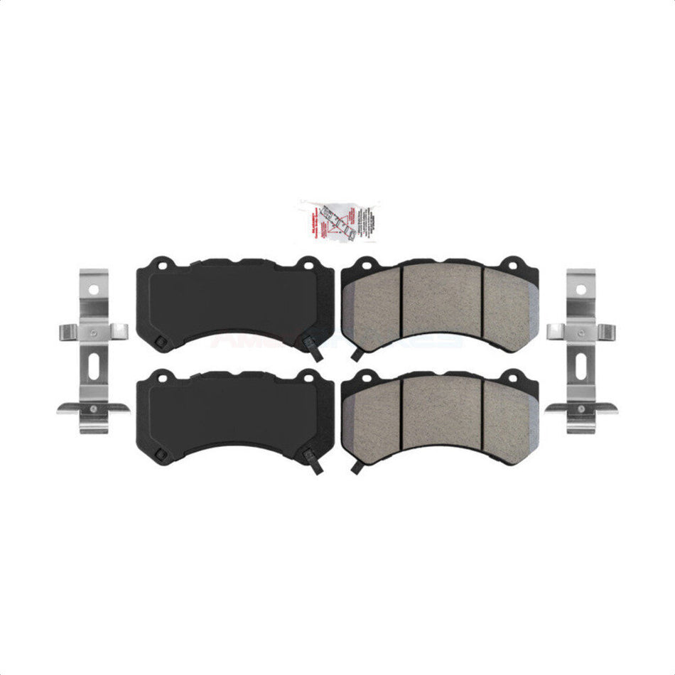 Front Semi-Metallic Disc Brake Pads NWF-PRM1405 For Jeep Grand Cherokee Dodge Chevrolet Charger Camaro Cadillac Challenger CTS Durango Corvette ATS by AmeriBRAKES