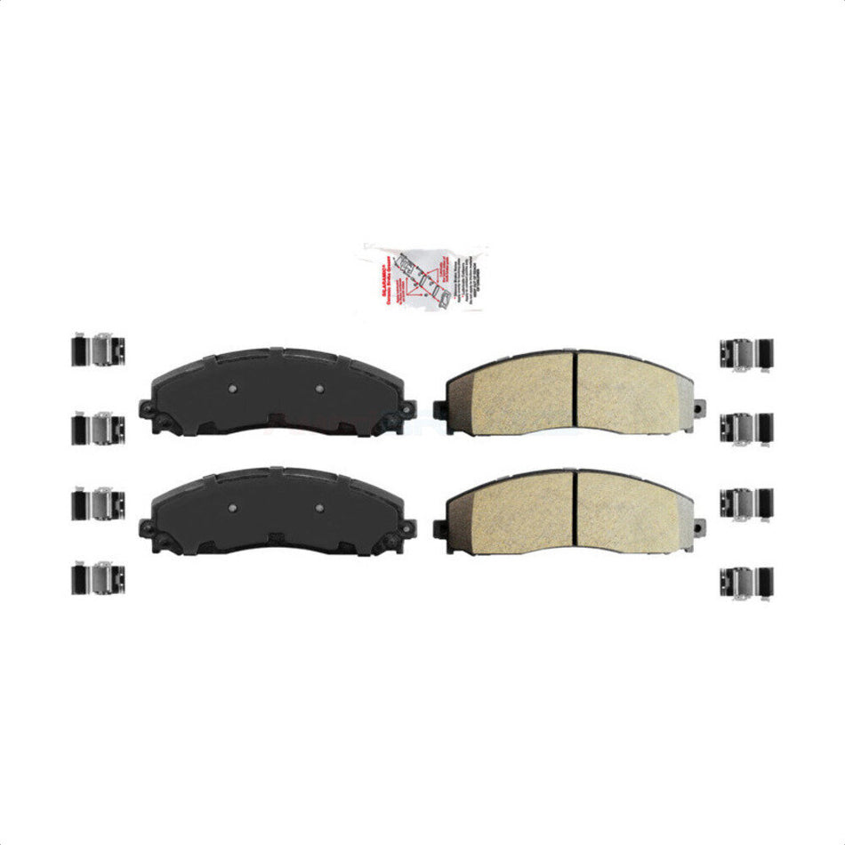 Rear Semi-Metallic Disc Brake Pads NWF-PRM1691 For Ford F-350 Super Duty F-250 F-450
