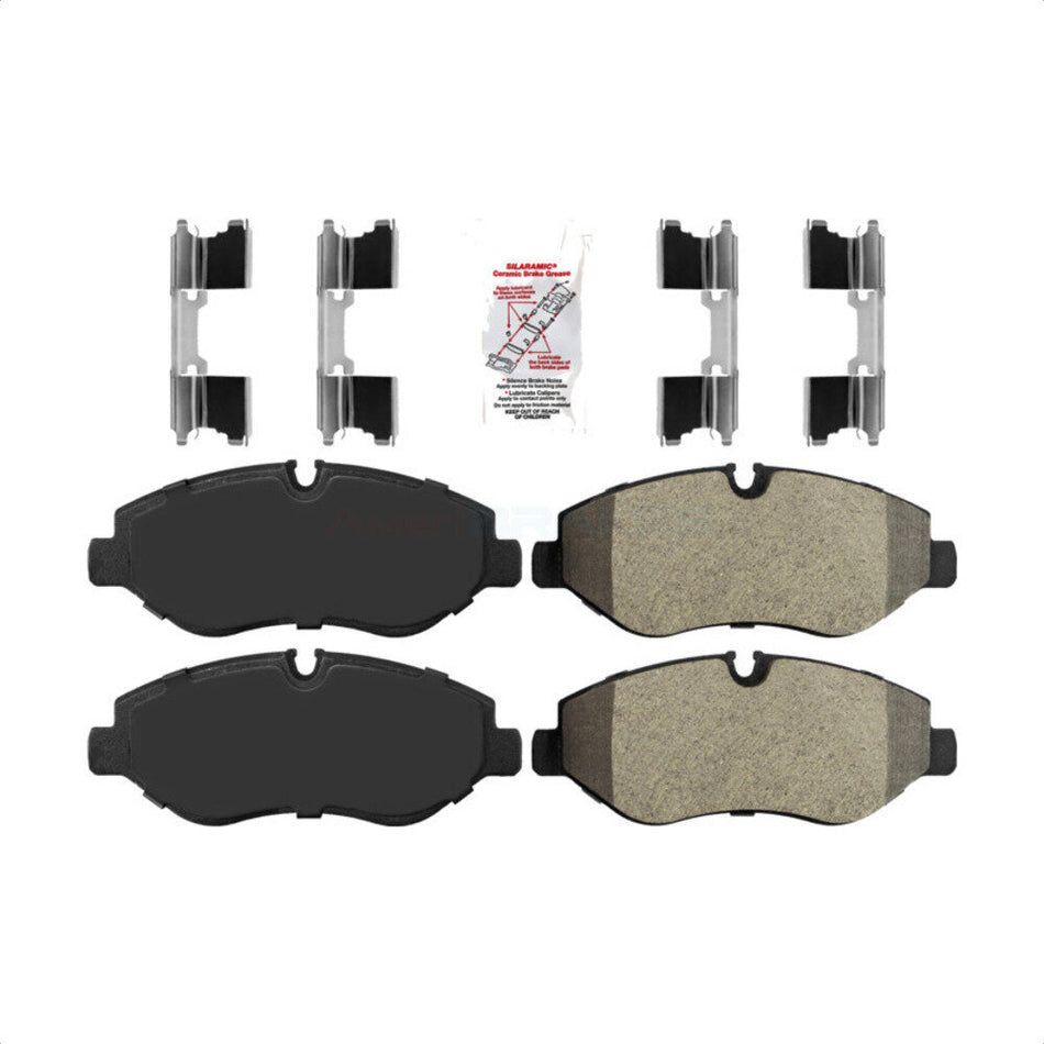 Front Semi-Metallic Disc Brake Pads NWF-PRM1693 For Sprinter 2500 Mercedes-Benz Metris Freightliner Dodge by AmeriBRAKES