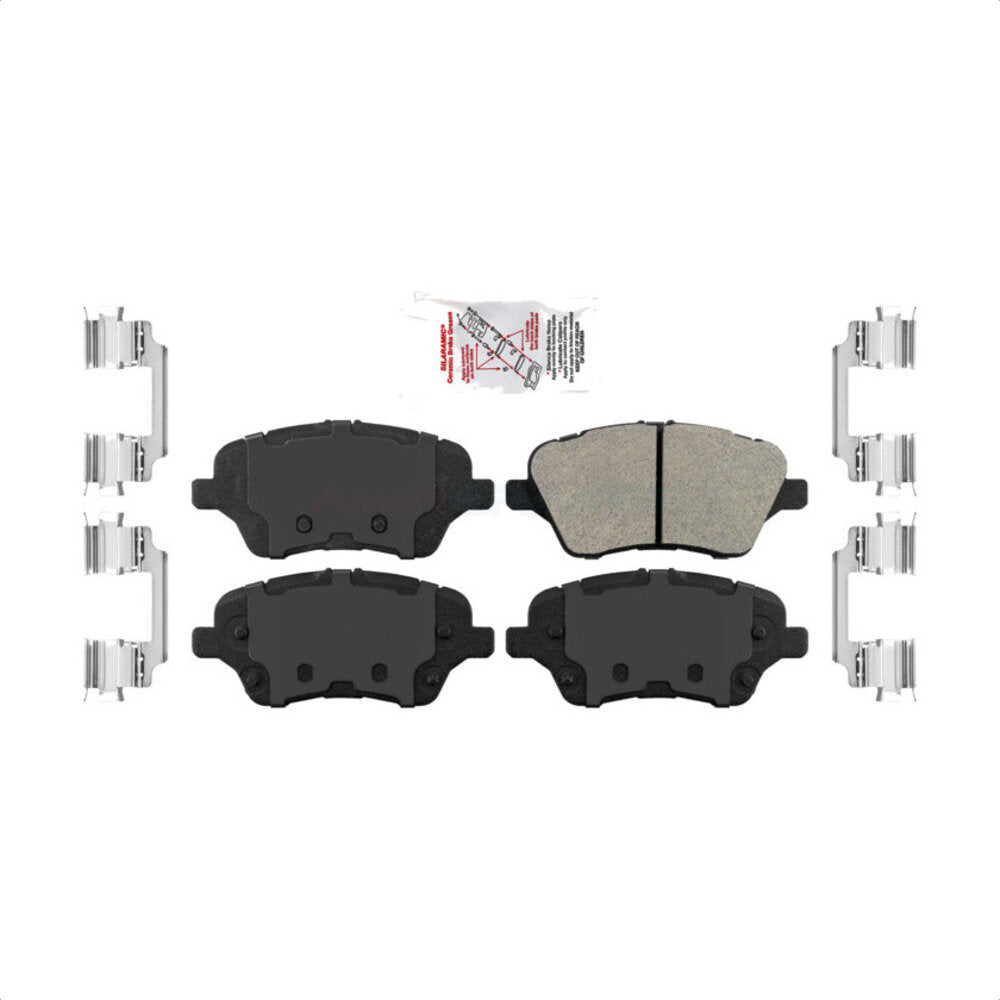 Front Semi-Metallic Disc Brake Pads NWF-PRM1730 For 2014-2019 Ford Fiesta ST by AmeriBRAKES