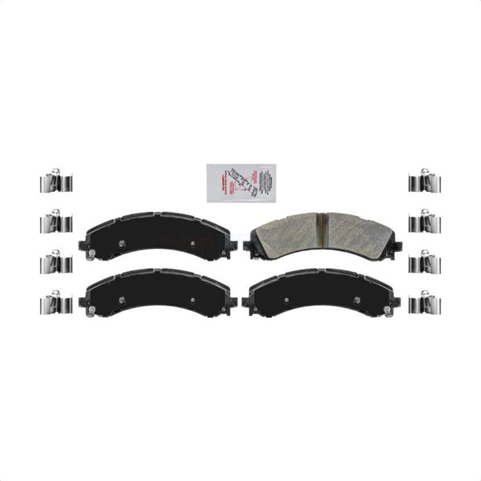 Rear Semi-Metallic Disc Brake Pads NWF-PRM2224 For 2019-2022 Ram 3500 With Dual Wheels by AmeriBRAKES