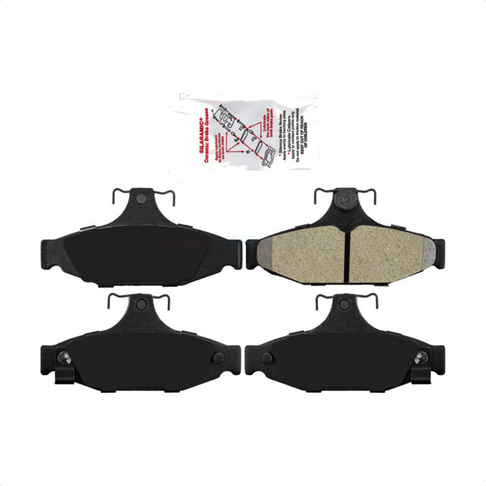 Rear Semi-Metallic Disc Brake Pads NWF-PRM413 For Chevrolet Corvette Camaro Pontiac Firebird by AmeriBRAKES