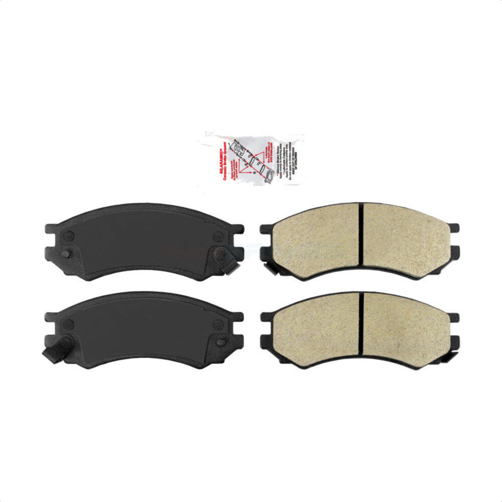 Front Semi-Metallic Disc Brake Pads NWF-PRM507 For Saturn SL2 SL1 SC2 SL SC1 SW2 SW1 SC by AmeriBRAKES