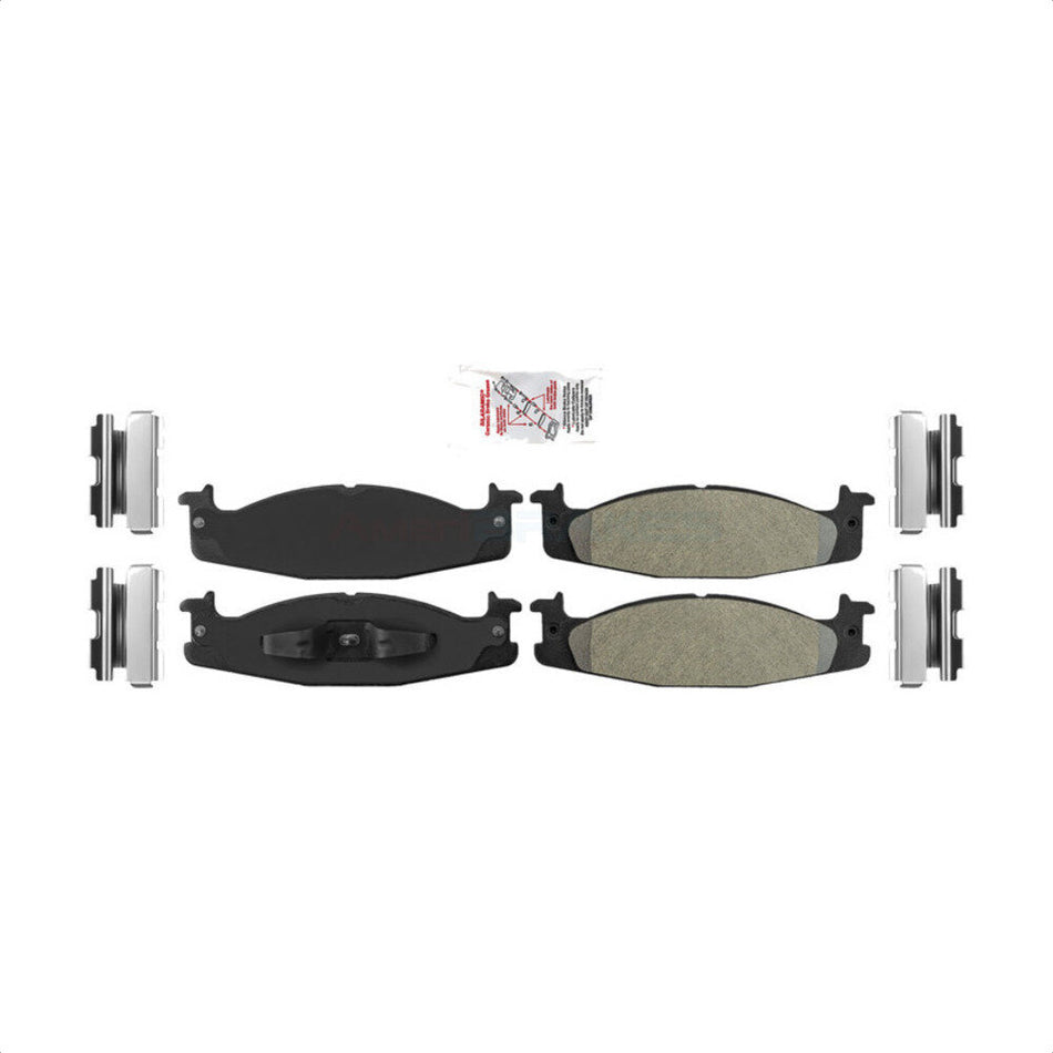 Front Semi-Metallic Disc Brake Pads NWF-PRM632 For Ford F-150 E-150 Econoline Bronco Club Wagon