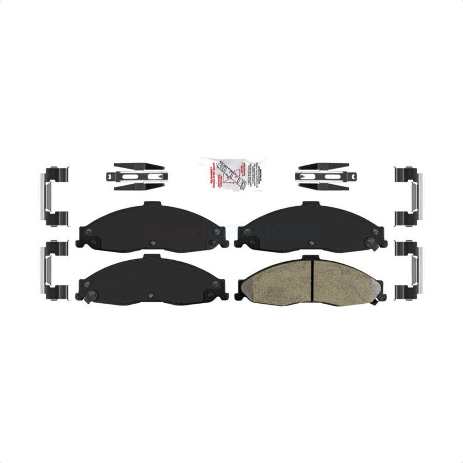 Front Semi-Metallic Disc Brake Pads NWF-PRM749 For Pontiac Firebird Chevrolet Camaro Avanti II