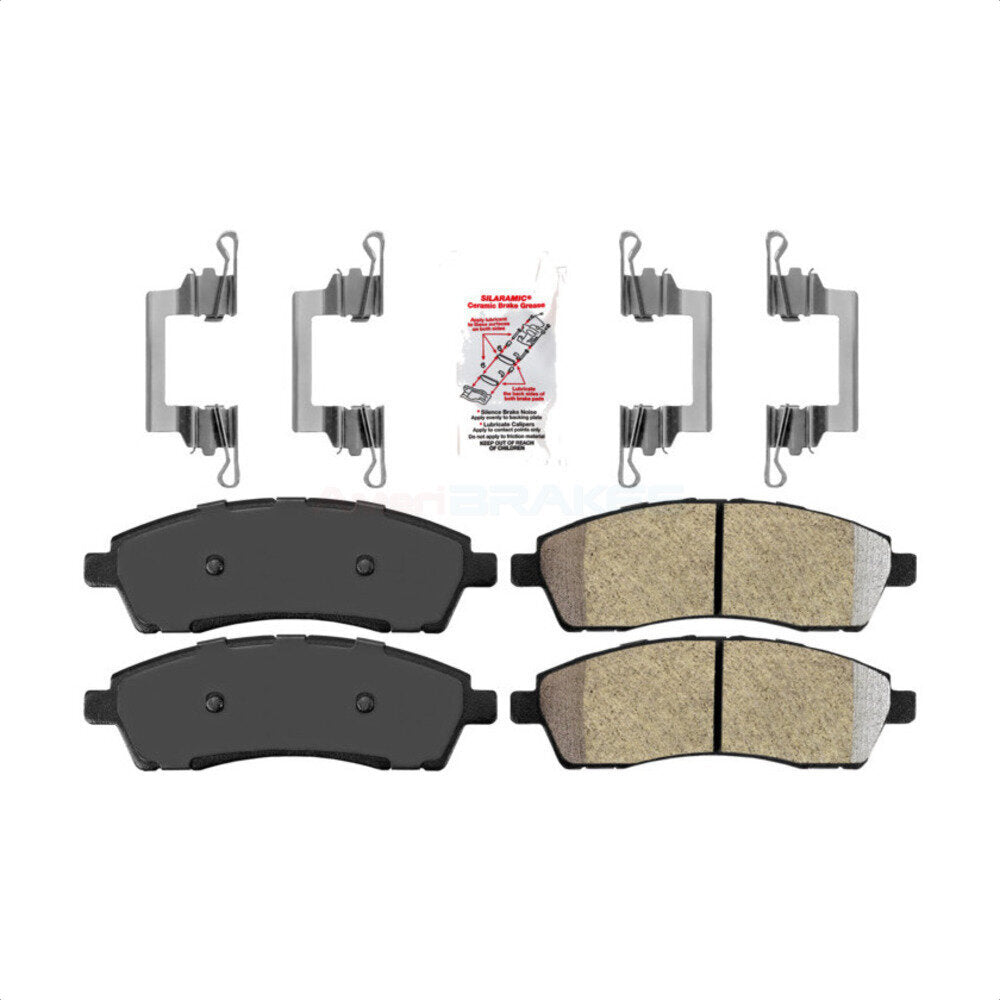 Rear Semi-Metallic Disc Brake Pads NWF-PRM757 For Ford F-250 Super Duty F-350 Excursion by AmeriBRAKES