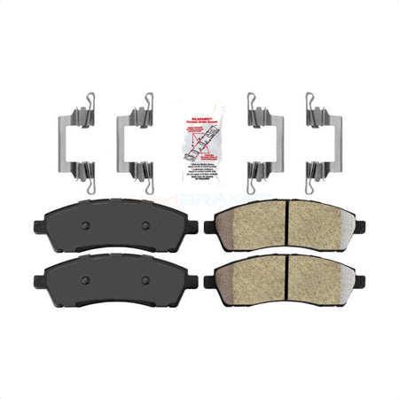 Rear Semi-Metallic Disc Brake Pads NWF-PRM757 For Ford F-250 Super Duty F-350 Excursion by AmeriBRAKES