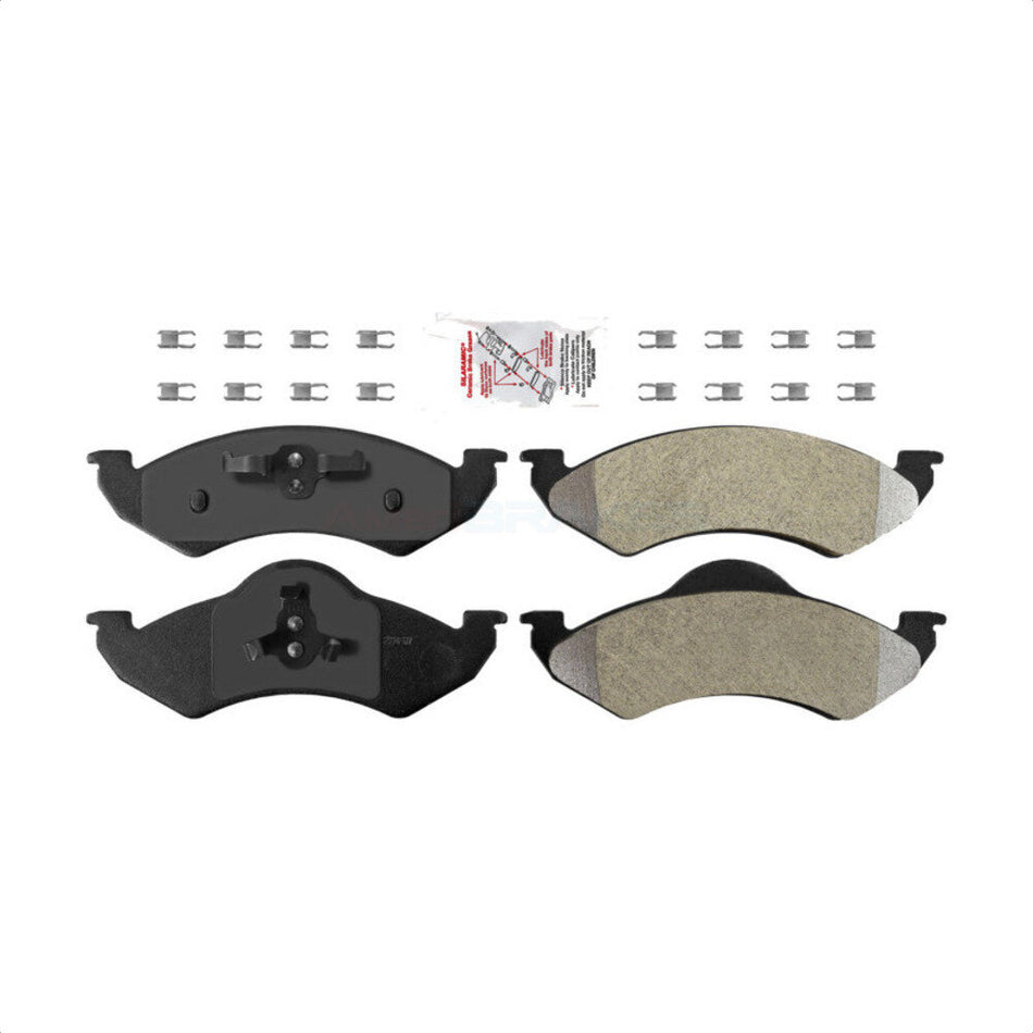 Front Semi-Metallic Disc Brake Pads NWF-PRM820 For 2000-2002 Dodge Dakota Durango by AmeriBRAKES