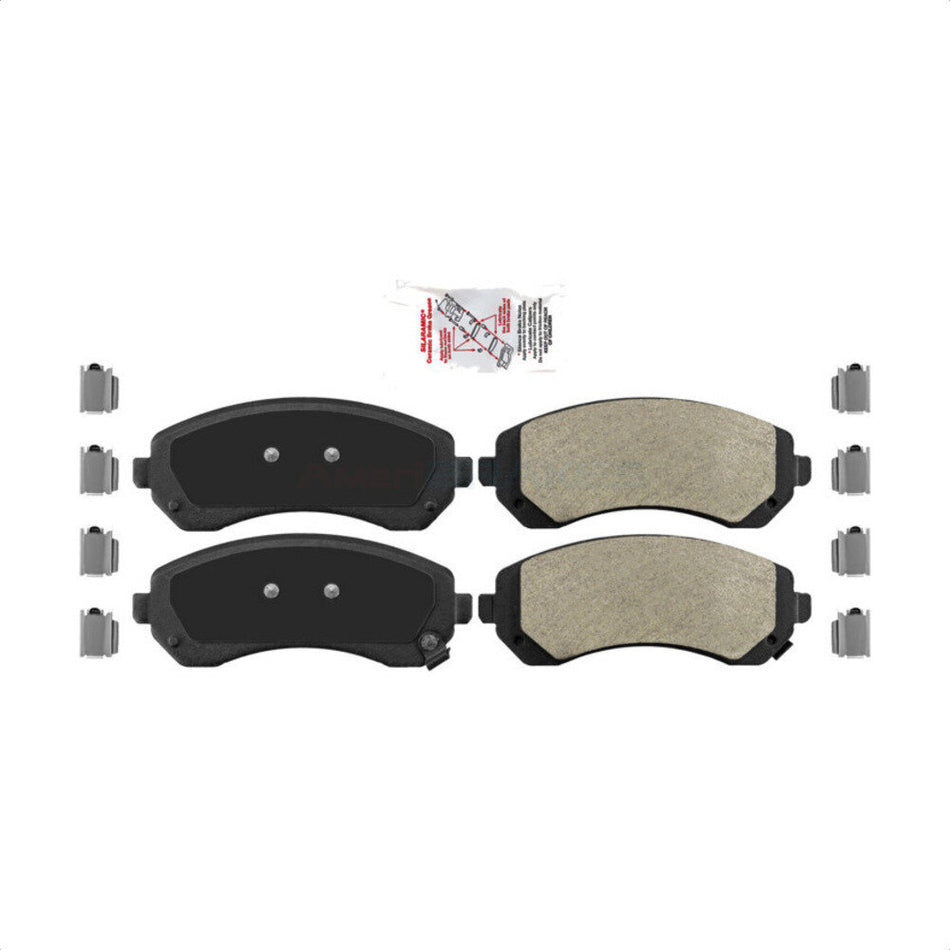 Front Semi-Metallic Disc Brake Pads NWF-PRM844 For Buick Rendezvous Chevrolet Venture Pontiac Montana Aztek Oldsmobile Silhouette by AmeriBRAKES