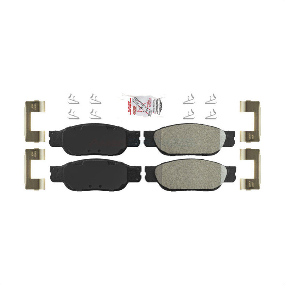 Front Semi-Metallic Disc Brake Pads NWF-PRM849 For Lincoln LS Ford Thunderbird Jaguar S-Type by AmeriBRAKES