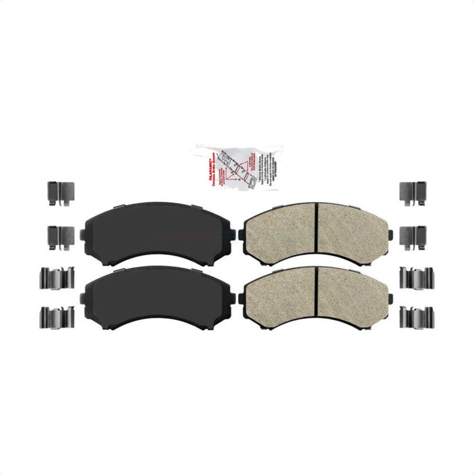 Front Semi-Metallic Disc Brake Pads NWF-PRM867 For Mitsubishi Endeavor Montero Isuzu Rodeo Sport