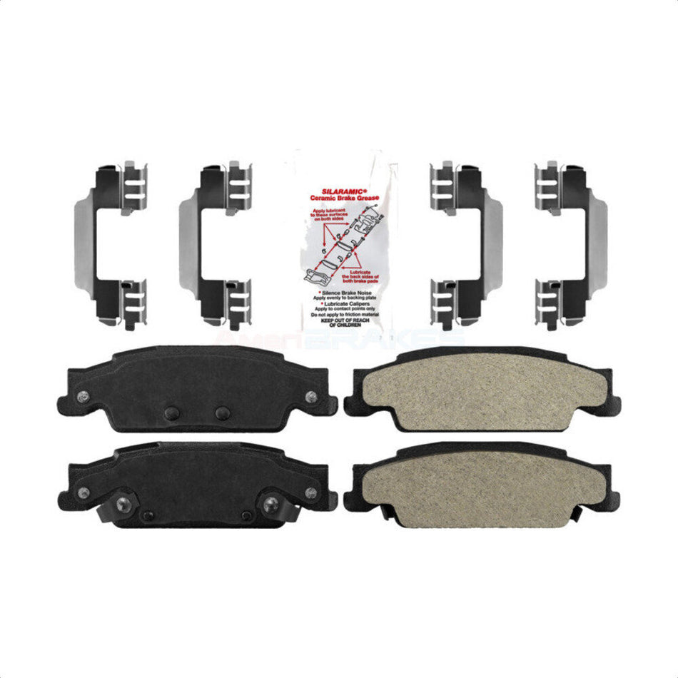 Rear Semi-Metallic Disc Brake Pads NWF-PRM922 For Cadillac Pontiac Grand Prix CTS STS by AmeriBRAKES