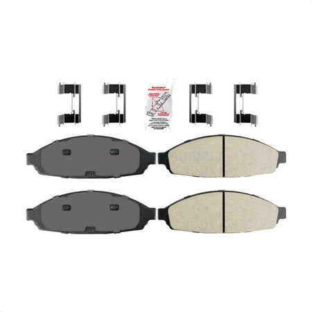 Front Semi-Metallic Disc Brake Pads NWF-PRM931 For Ford Crown Victoria Mercury Grand Marquis Lincoln Town Car Marauder by AmeriBRAKES