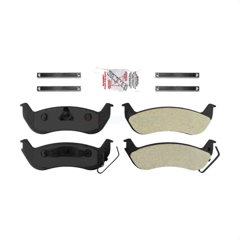 Rear Semi-Metallic Disc Brake Pads NWF-PRM932 For Ford Ranger Crown Victoria Lincoln Town Car Grand