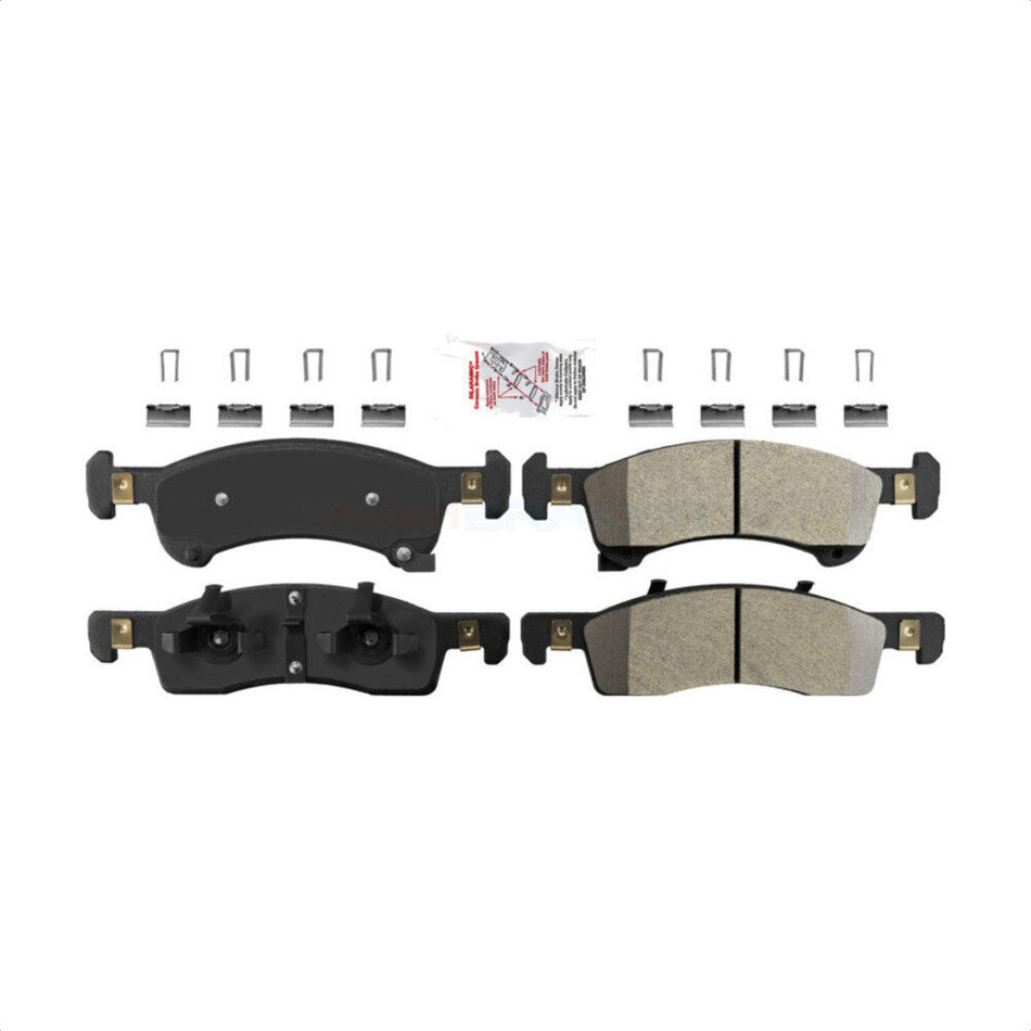 Front Semi-Metallic Disc Brake Pads NWF-PRM934 For Ford Expedition Lincoln Navigator by AmeriBRAKES