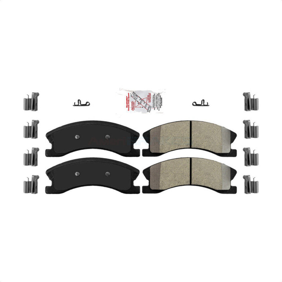 Front Semi-Metallic Disc Brake Pads NWF-PRM945 For Jeep Grand Cherokee by AmeriBRAKES