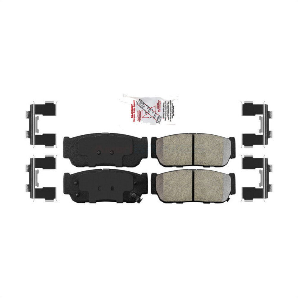 Rear Semi-Metallic Disc Brake Pads NWF-PRM954 For Kia Sorento Sedona Hyundai Entourage by AmeriBRAKES