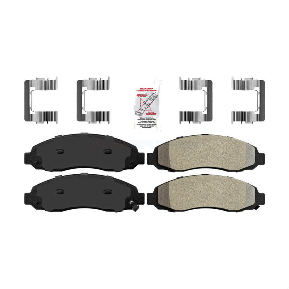 Front Semi-Metallic Disc Brake Pads NWF-PRM962 For 2003-2004 Dodge Dakota by AmeriBRAKES