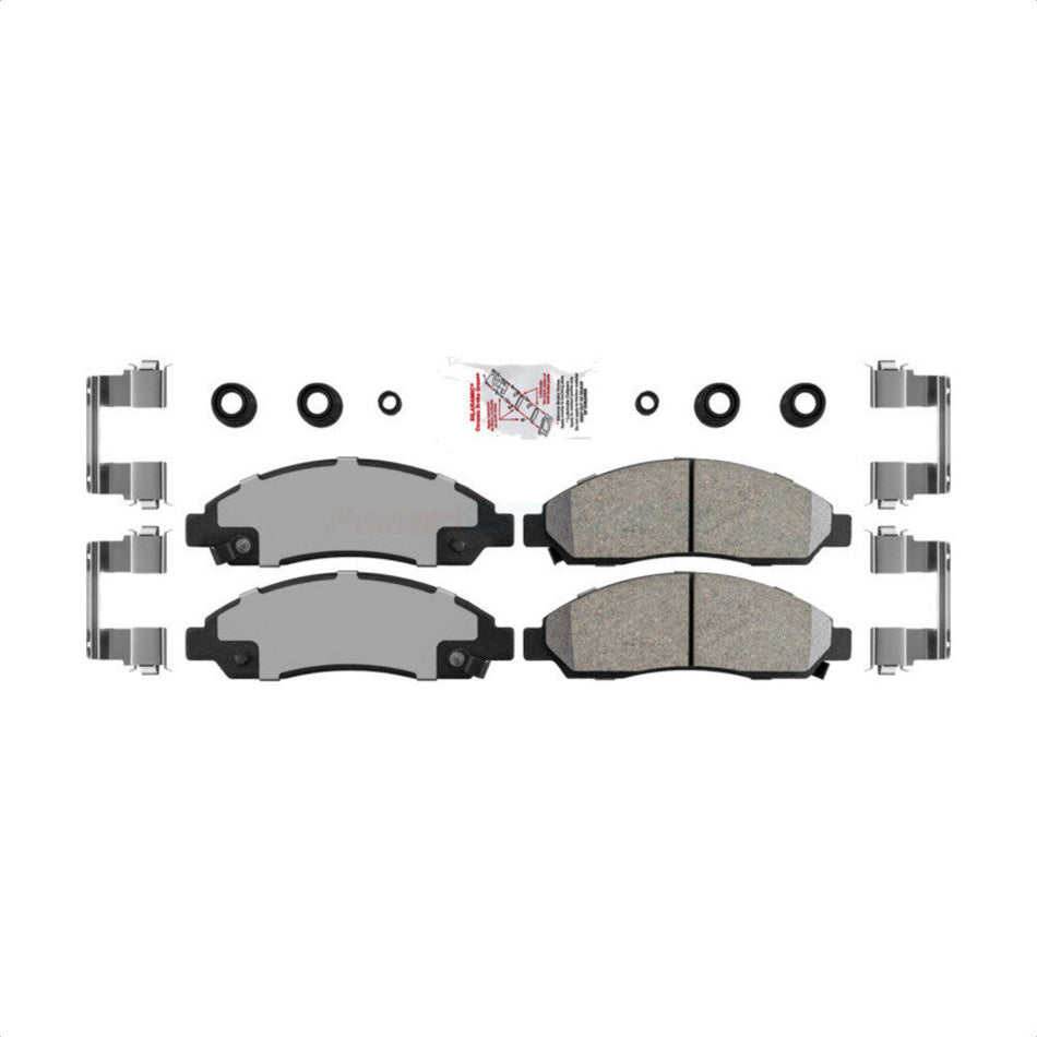 Front Ceramic Disc Brake Pads NWF-PTC1039 For Chevrolet Colorado GMC Canyon Isuzu i-290 i-280 i-370 i-350 by AmeriBRAKES