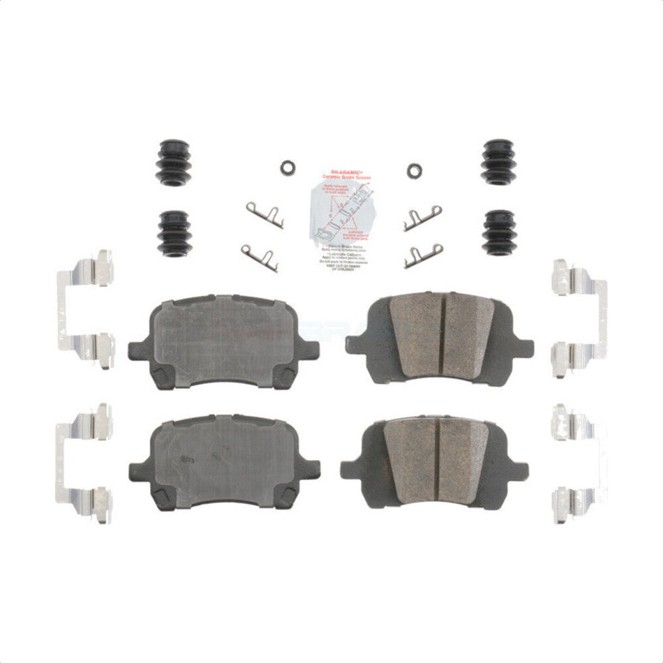 Front Ceramic Disc Brake Pads NWF-PTC1160 For Chevrolet Malibu Pontiac G6 HHR Cobalt G5 Saturn Aura