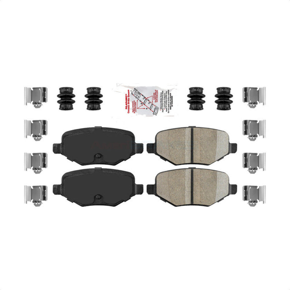 Rear Ceramic Disc Brake Pads NWF-PTC1377A For Ford Explorer Edge Flex Lincoln Taurus MKX Police MKS