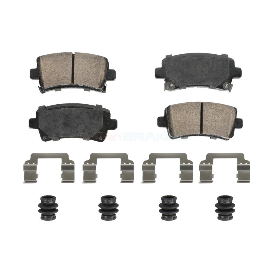 Rear Disc Brake Pads NWF-PTC1430 For Chevrolet Malibu Buick Impala LaCrosse Regal Cadillac XTS Limited Saab 9-5 Allure by AmeriBRAKES