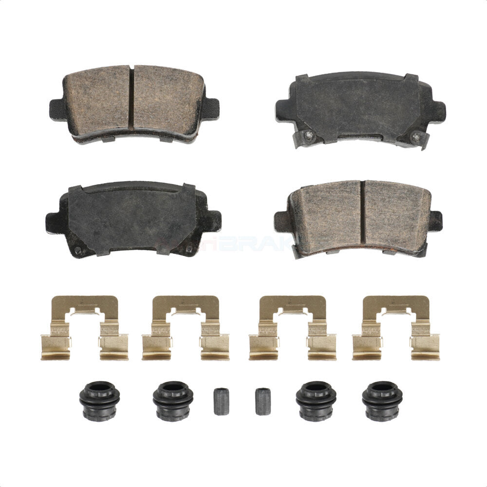 Rear Disc Brake Pads NWF-PTC1430A For Chevrolet Malibu Buick LaCrosse Regal Saab 9-5 by AmeriBRAKES