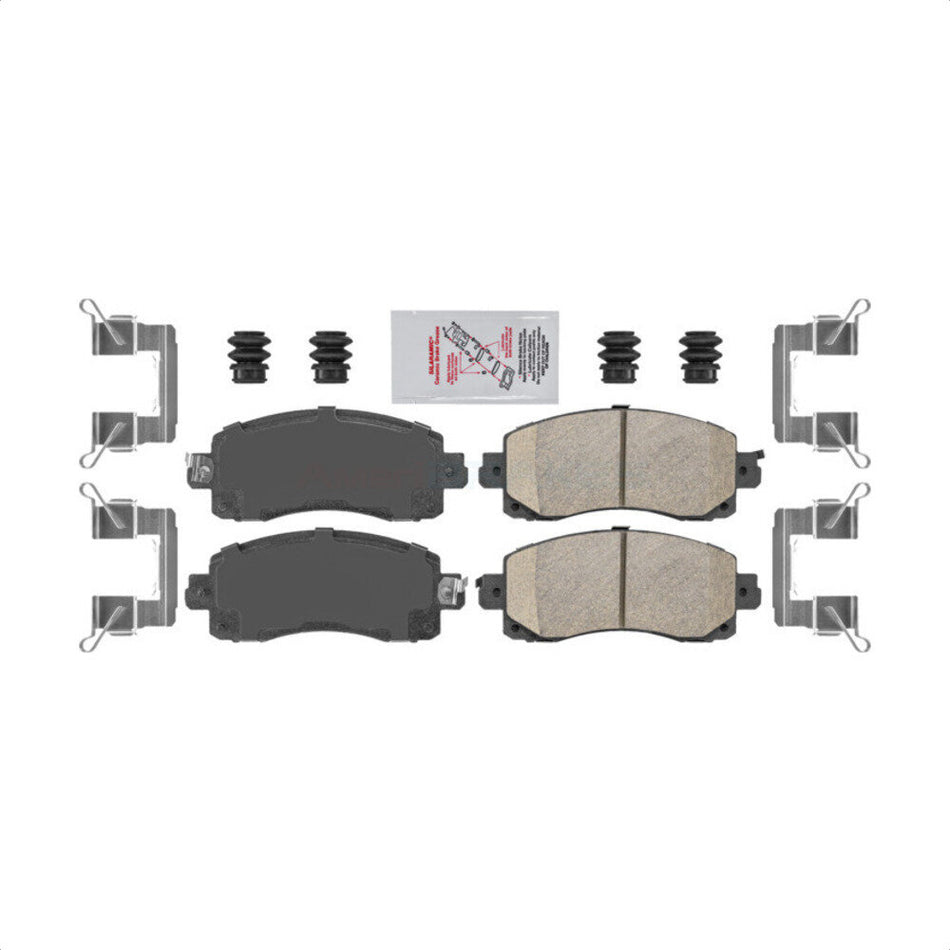 Front Ceramic Disc Brake Pads NWF-PTC2045 For Subaru Crosstrek Forester Outback Impreza WRX Legacy