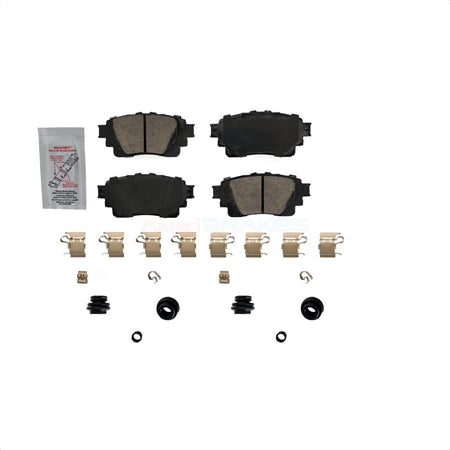 Rear Ceramic Disc Brake Pads NWF-PTC2183 For Toyota Corolla Highlander With Electric Parking by AmeriBRAKES