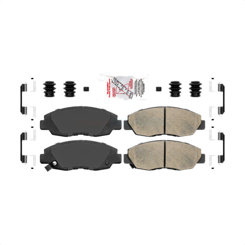 Front Ceramic Disc Brake Pads NWF-PTC465A For Honda Civic Accord Insight Acura EL by AmeriBRAKES