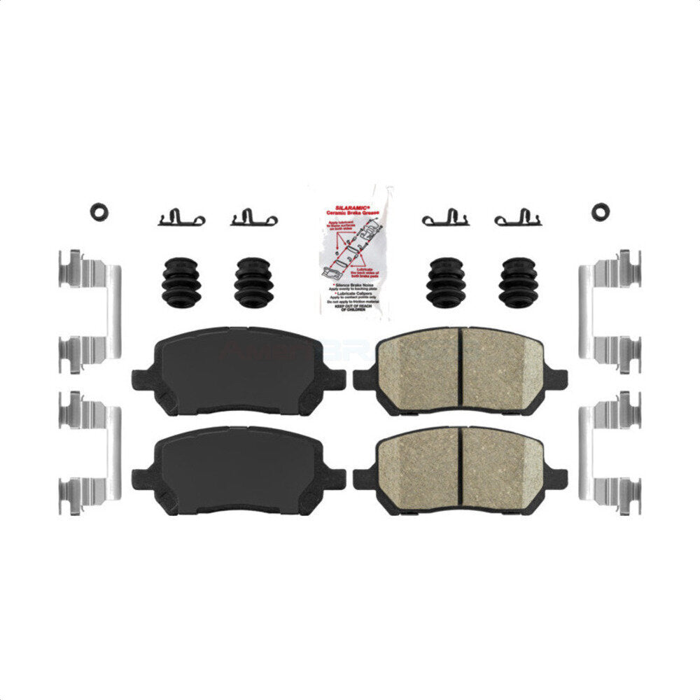 Front Ceramic Disc Brake Pads NWF-PTC956 For Chevrolet Cobalt Saturn Ion Pontiac G5 Pursuit by AmeriBRAKES