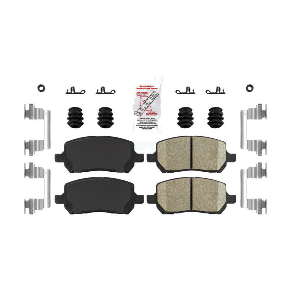 Front Ceramic Disc Brake Pads NWF-PTC956 For Chevrolet Cobalt Saturn Ion Pontiac G5 Pursuit by AmeriBRAKES