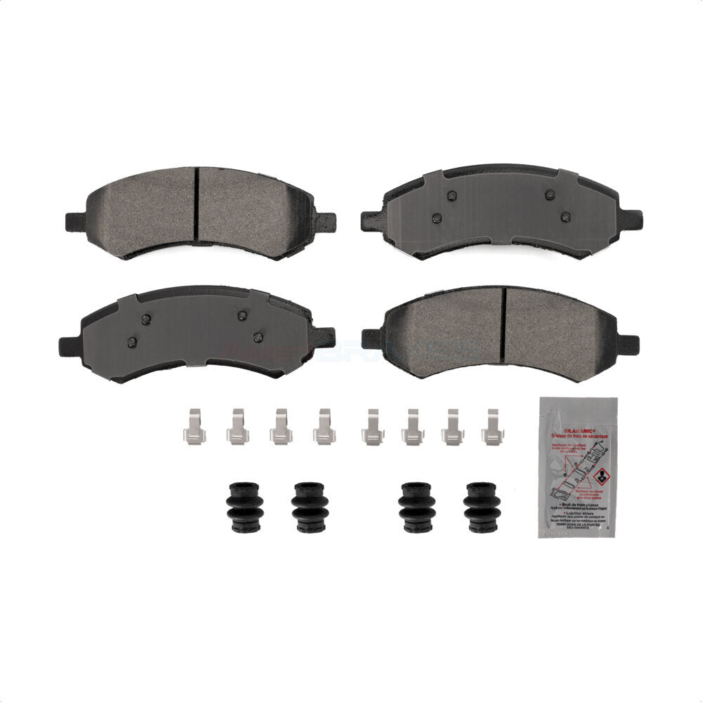 Front Disc Brake Pads NWF-PTM1084 For Ram 1500 Dodge Dakota Classic Durango Chrysler Aspen Mitsubishi Raider by AmeriBRAKES