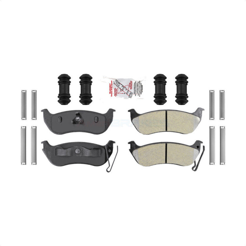 Rear Semi-Metallic Disc Brake Pads NWF-PTM981 For Jeep Liberty Ford Wrangler Explorer Sport Trac TJ