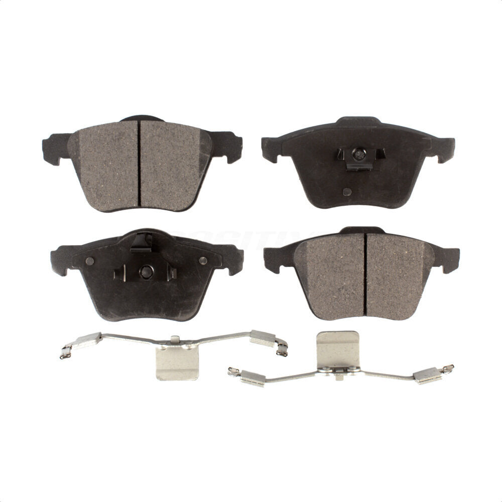 Front Semi-Metallic Disc Brake Pads PPF-D1003 For 2003-2014 Volvo XC90 With 336mm Diameter Rotor by Positive Plus