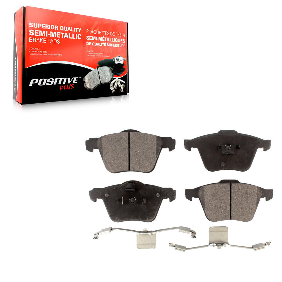 Front Semi-Metallic Disc Brake Pads PPF-D1003 For 03-14 Volvo XC90 With 336mm Diameter Rotor