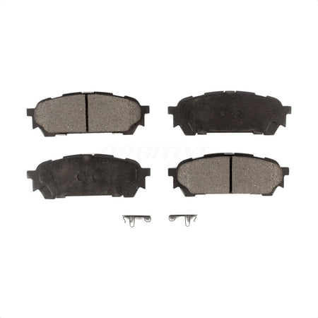 Rear Semi-Metallic Disc Brake Pads PPF-D1004 For Subaru Forester Impreza Saab 9-2X by Positive Plus