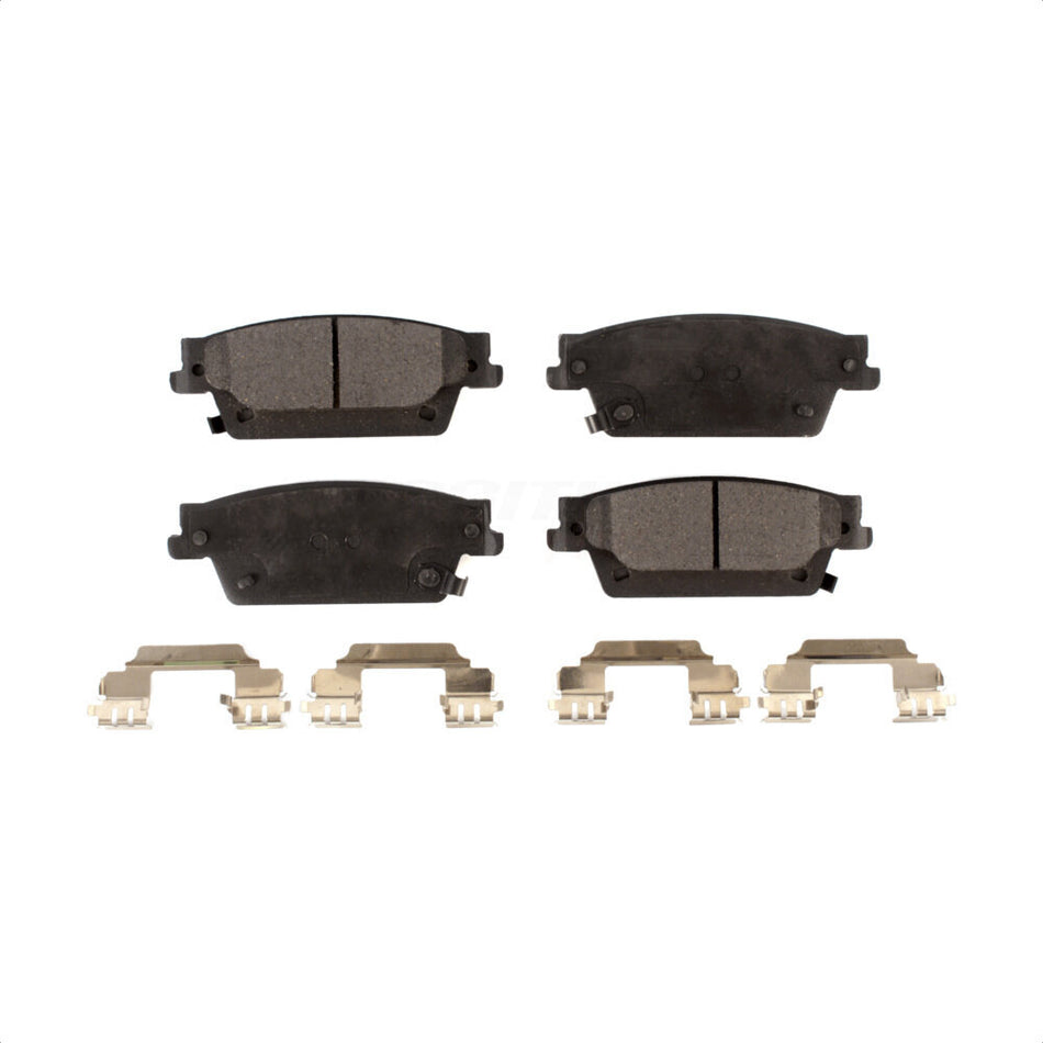 Rear Semi-Metallic Disc Brake Pads PPF-D1020 For Cadillac SRX STS CTS by Positive Plus