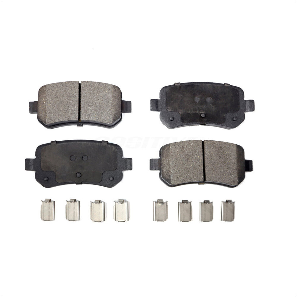 Rear Semi-Metallic Disc Brake Pads PPF-D1021 For 2004-2007 Ford Freestar Mercury Monterey by Positive Plus