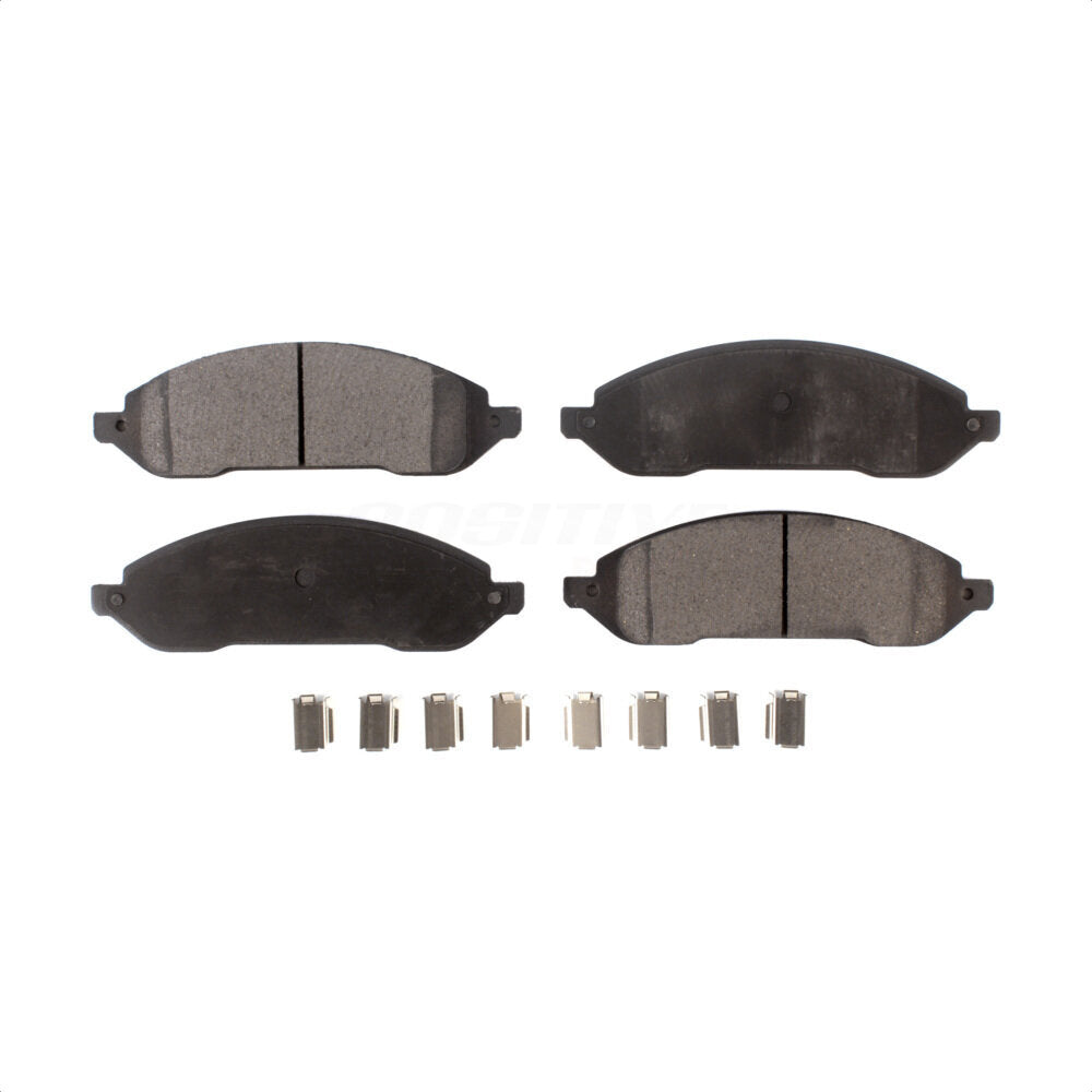 Front Semi-Metallic Disc Brake Pads PPF-D1022 For 2004-2007 Ford Freestar Mercury Monterey by Positive Plus