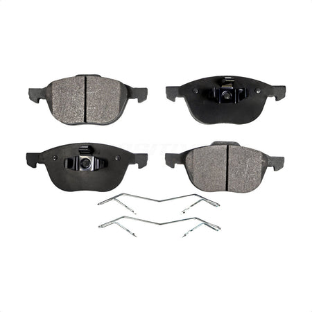 Front Semi-Metallic Disc Brake Pads PPF-D1044 For Ford Escape Focus Mazda 3 Volvo 5 C-Max EcoSport S40 Transit Connect C70 C30 V50 Sport by Positive Plus