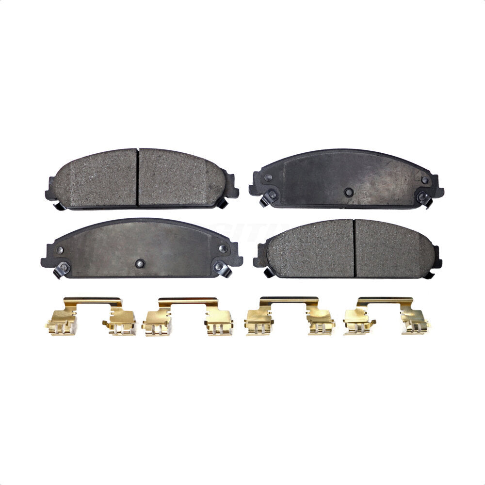 Front Semi-Metallic Disc Brake Pads PPF-D1058 For Dodge Charger Chrysler 300 Challenger 200 Avenger Magnum Caliber by Positive Plus