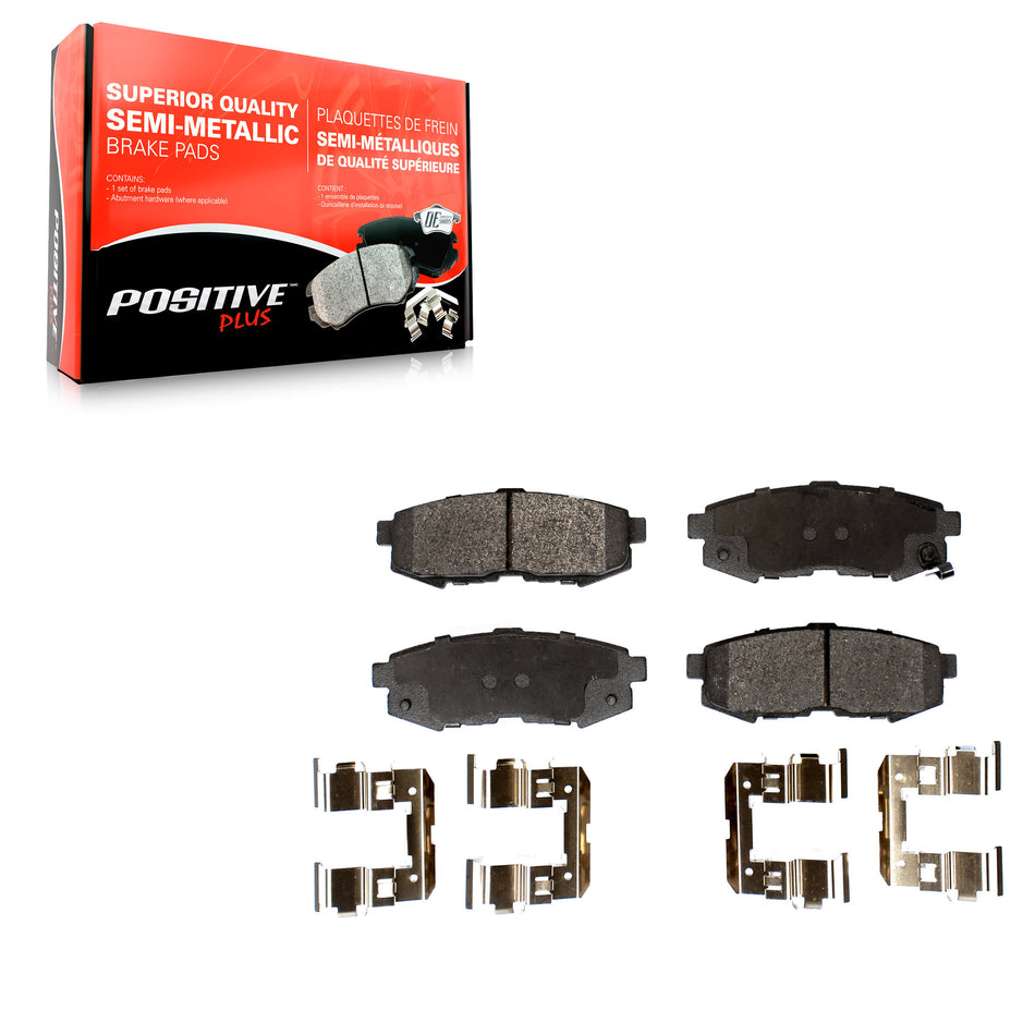 Rear Semi-Metallic Disc Brake Pads PPF-D1073 For 2004-2006 Mazda MPV