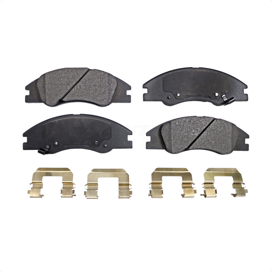 Front Semi-Metallic Disc Brake Pads PPF-D1074 For Kia Spectra Spectra5 by Positive Plus