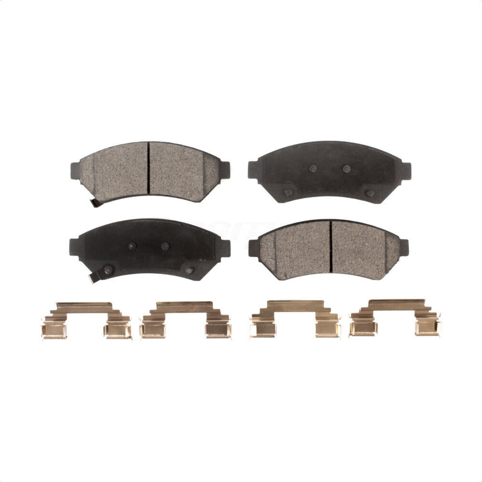 Front Semi-Metallic Disc Brake Pads PPF-D1075 For Pontiac Grand Prix Buick LaCrosse Chevrolet Uplander Montana Terraza Saturn Relay VPG MV-1 Allure by Positive Plus