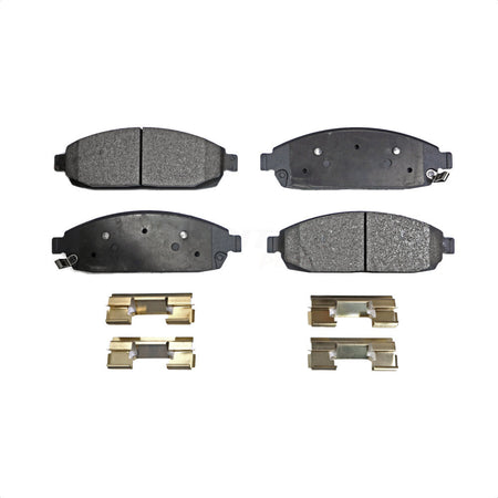 Front Semi-Metallic Disc Brake Pads PPF-D1080 For Jeep Grand Cherokee Commander by Positive Plus