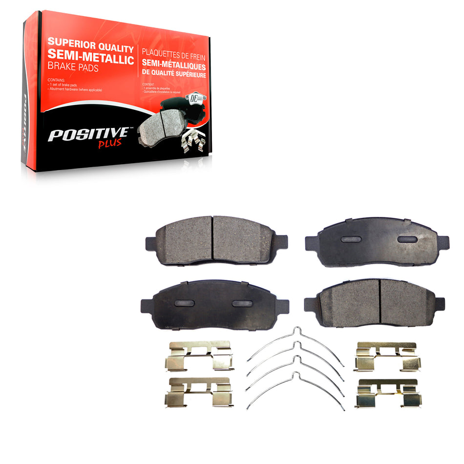 Front Semi-Metallic Disc Brake Pads PPF-D1083 For Ford F-150 Lincoln Mark LT