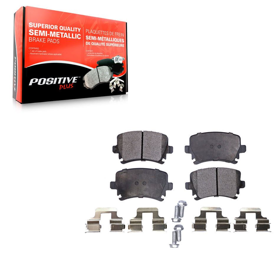 Rear Semi-Metallic Disc Brake Pads PPF-D1108 For Volkswagen Tiguan Jetta Audi GTI Rabbit A4 Quattro