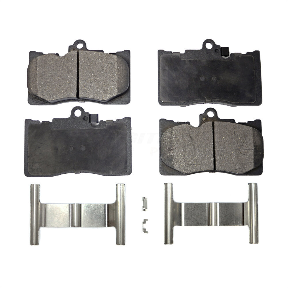 Front Semi-Metallic Disc Brake Pads PPF-D1118 For Lexus GS350 IS350 IS300 IS200t RC350 RC300 GS450h RC200t GS430 GS300 GS200t GS460 by Positive Plus