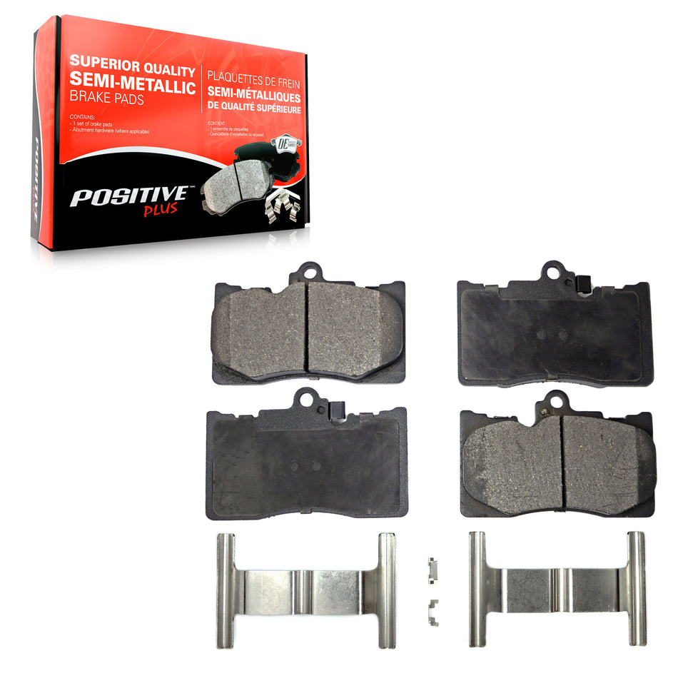 Front Semi-Metallic Disc Brake Pads PPF-D1118 For Lexus IS300 IS350 GS350 RC350 RC300 GS450h IS500